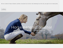 Tablet Screenshot of horsemanship-journal.com